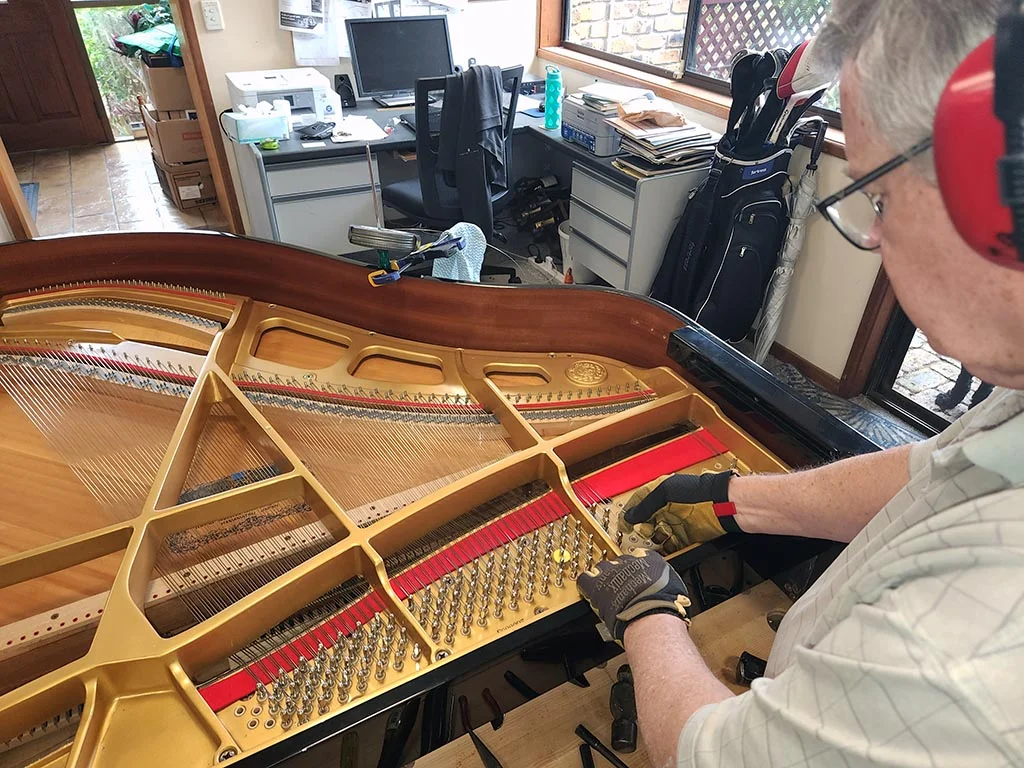 Replacing bass strings | Prestige Piano Services